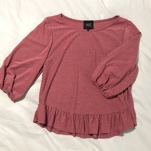 Dark pink blouse
